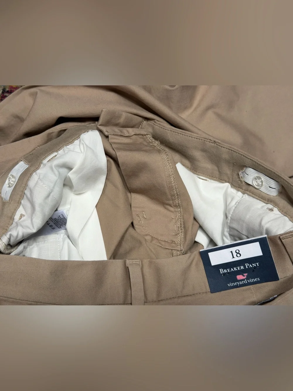 NEW Vineyard Vines Boys Breaker Khaki Pants Classic Preppy Chino 18 Heritage